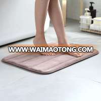 Wholesale China factory custom microfiber memory foam bath mats bathroom rug